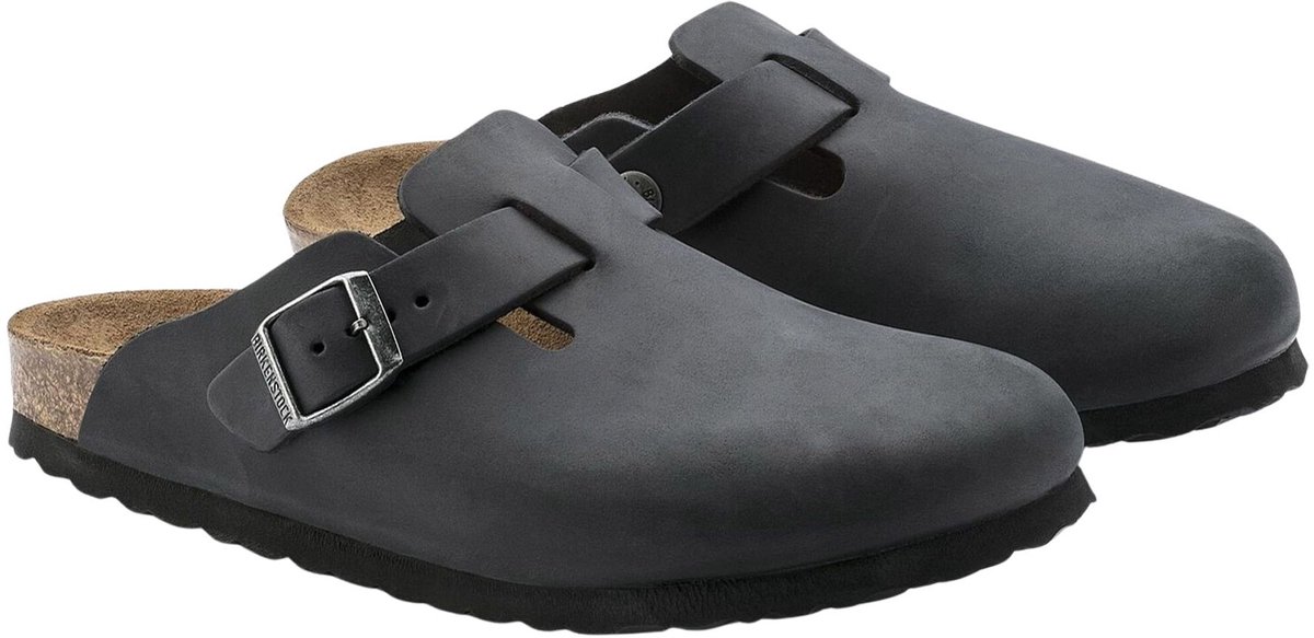 Birkenstock Boston Heren Clogs Zwart