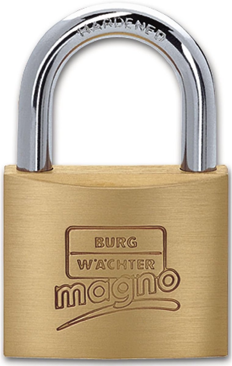 Gordijnslot Hangslot - Gelijkvergrendelend Slot - Beveiliging Deuren - Dubbel Vergrendeld - 40 mm Breedte - Verchroomd