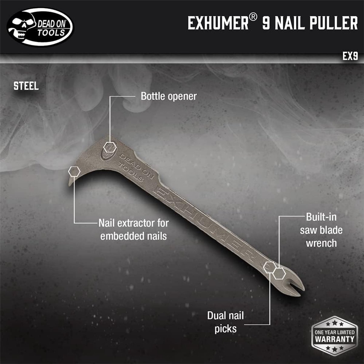 Nail Puller - Krachtige Tang - Klus Klussen - Ergonomische Grip - 27 cm Lengte