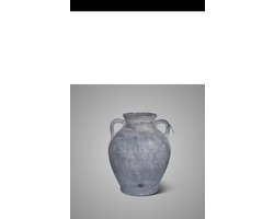 Brynxz Jug Two Ears with Neck Ancient Clay L D.30 H.40