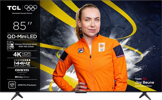 TCL 85Q6C - 85 inch - 4K QD-MiniLED - 2025 - TCL - €1.483,00