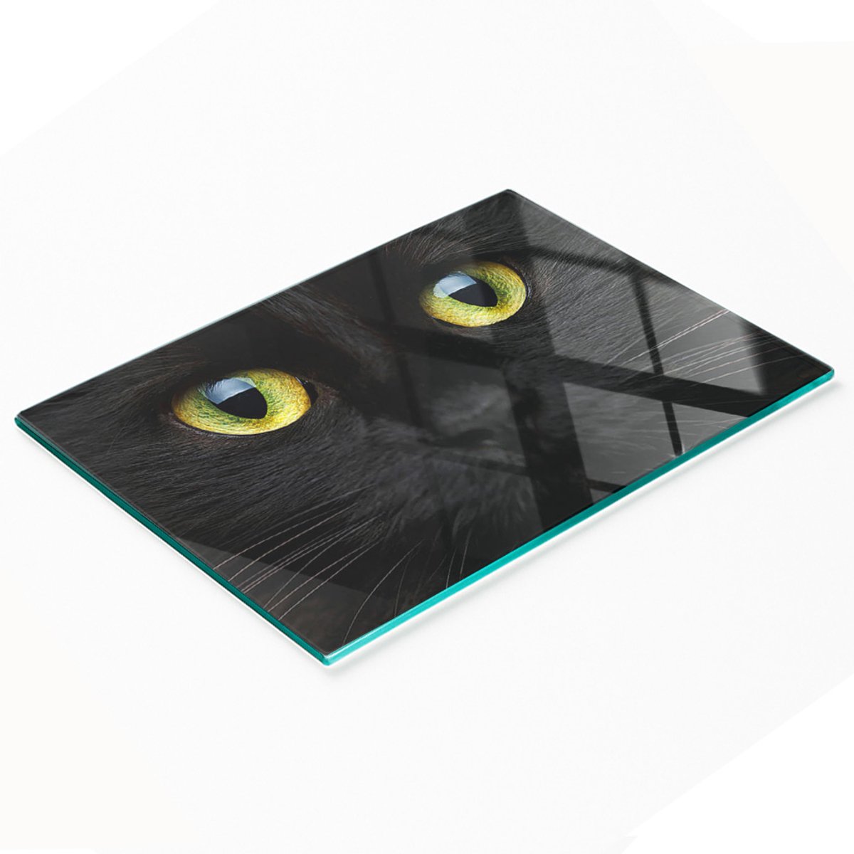 Gehard multifunctioneel decoratief bord met kattenoogmotief, 80x52 cm