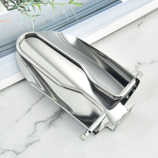 1 stuks Mini-schep met opbergzak, staal, lengte 12,5 cm (ingeklapt), 22,5 cm (uitgeklapt), breedte 6,5 cm, zilver van Talen Tools — afbeelding 3