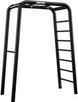 BERG PlayBase Small Frame 3-in-1 Speeltoestel - Multifunctioneel Speeltoestel - Rekstok en Ladder - Zwart