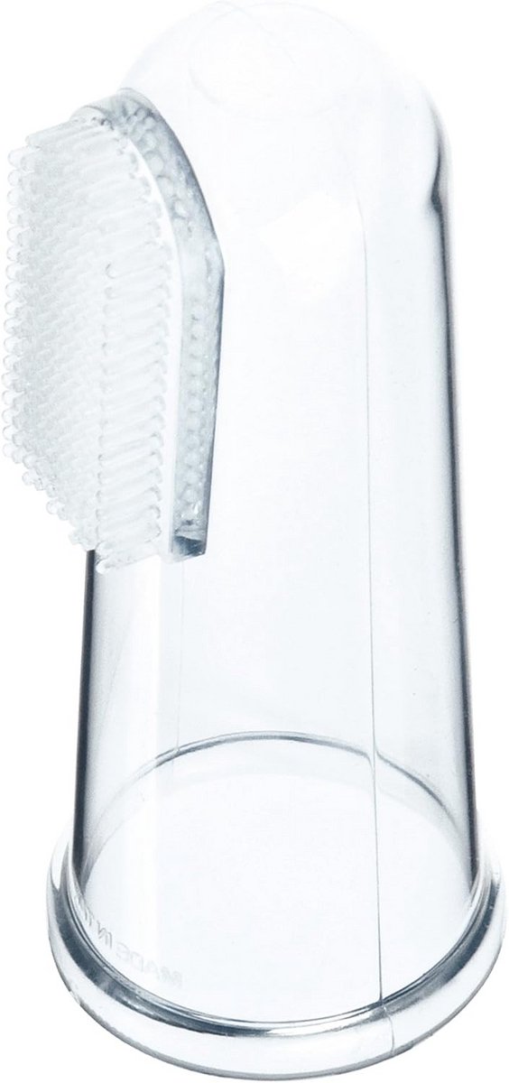 Vingerborstel Baby - Babytandenborstel - Eerste Tandjes - Zacht Tandvlees - 15.4 x 9.4 cm