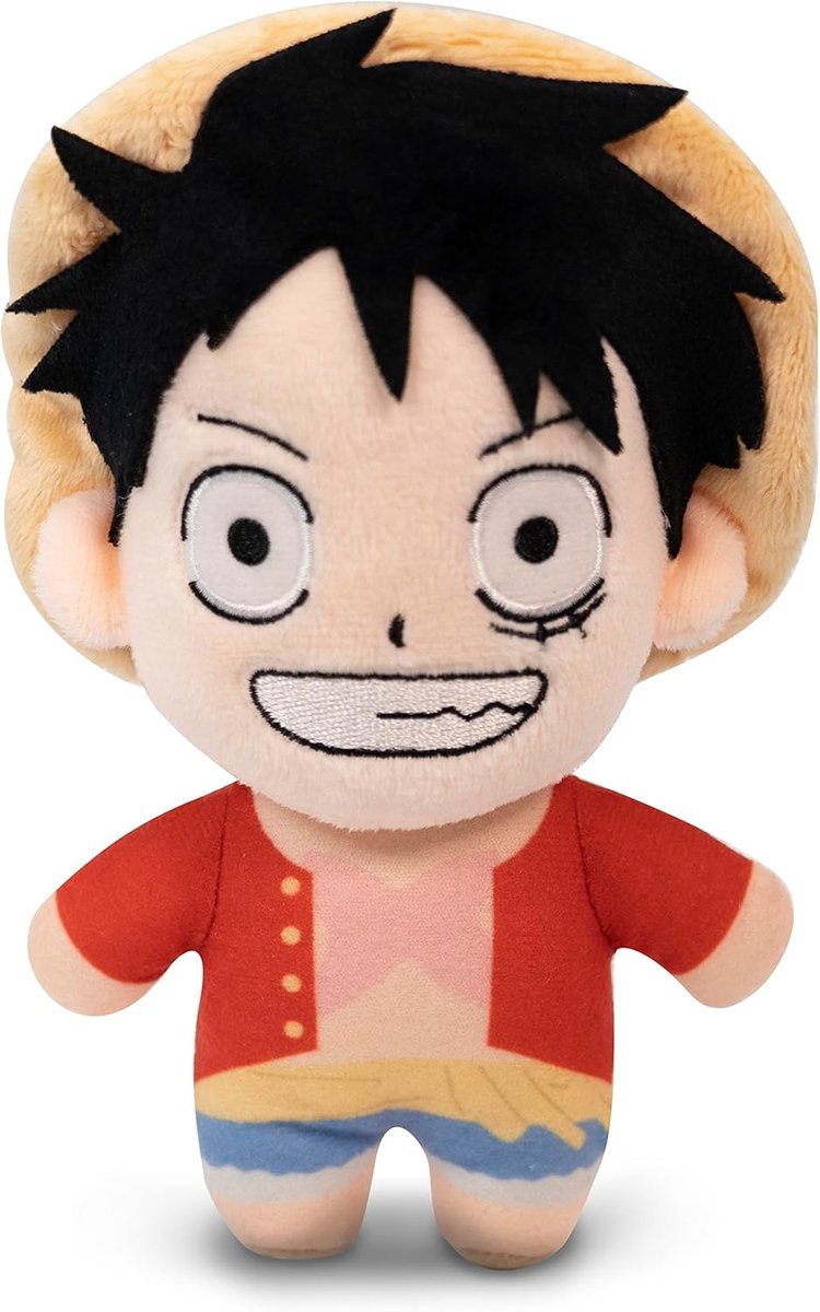 Luffy Pluche Kussen - One Piece Hoofdfiguur Kussen - Zacht Pluchen Speelgoed