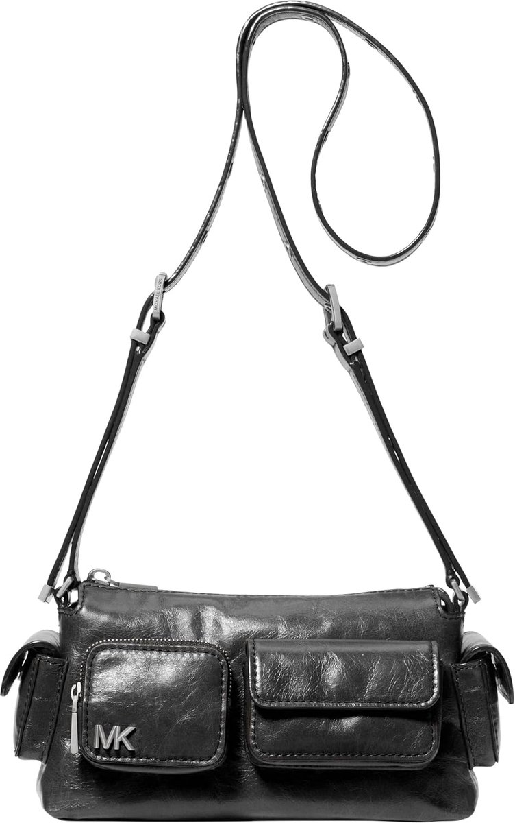 Dames Crossbody Tas - Schoudertas Pocket - Dagelijks Gebruik - Verstelbare Riem - 25x25x12 cm - Zwart