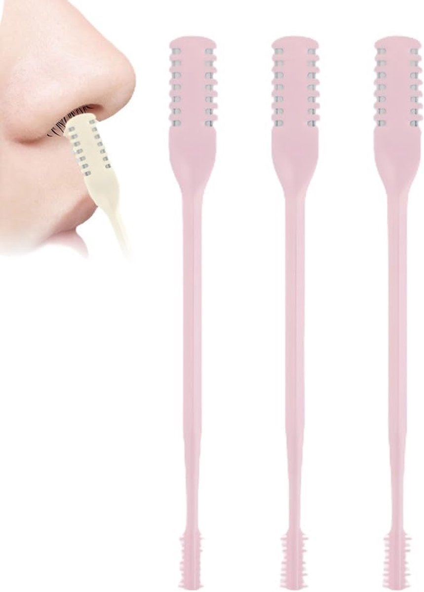 Handmatige Neus- en Oortrimmer – 360° Draaibaar & Dubbelzijdig Ontharingstool