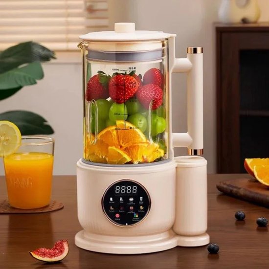 CYRO - Sojamelk Machine - Soja melk Maker - Blender - Juicer voor Groenten en Fruit - Melkmaker Plantaardige Melk - 12 Messen - 1,5L - Kaki van Merkloos — afbeelding 2