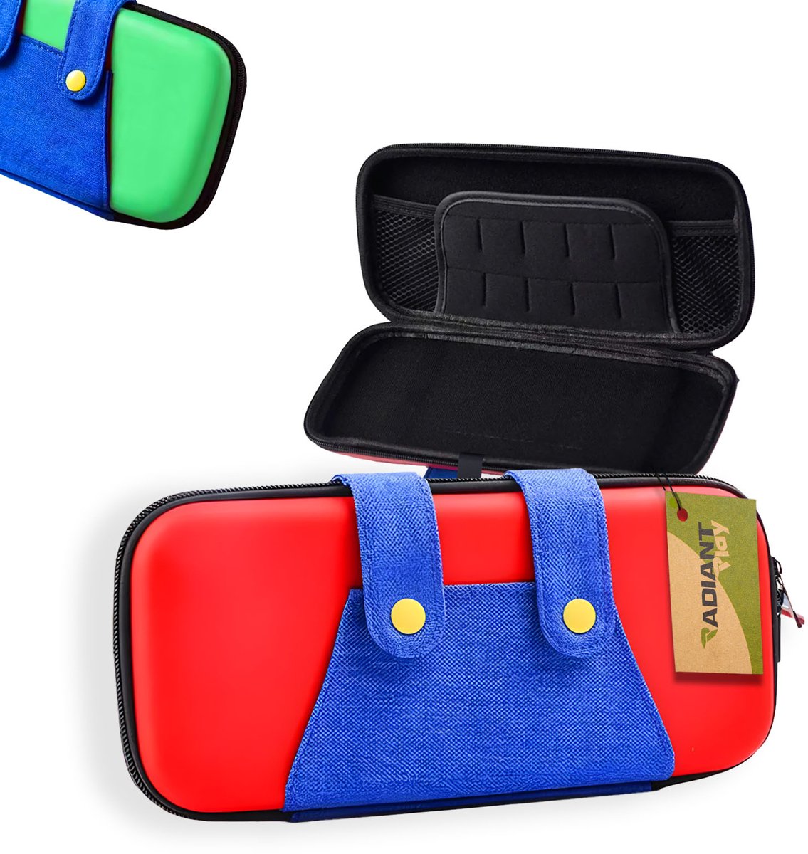 Radiant Play Nintendo Switch 2 Hoesje - Trendy Hard Case Beschermhoes - Opbergvak & Draagbaar - Rood