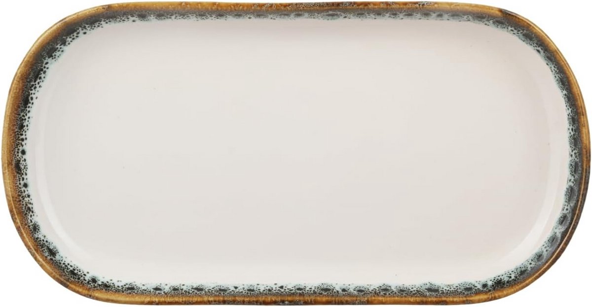 Ovaal Serveerbord 30 x 16 cm met Oceaanwater Effect