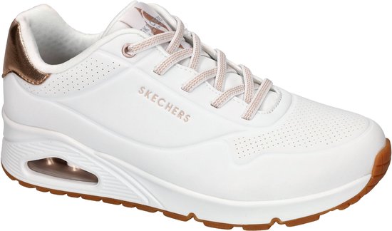 Skechers Uno-Shimmer Away 155196-WHT, Femme, Wit, Baskets pour femmes, taille: 38