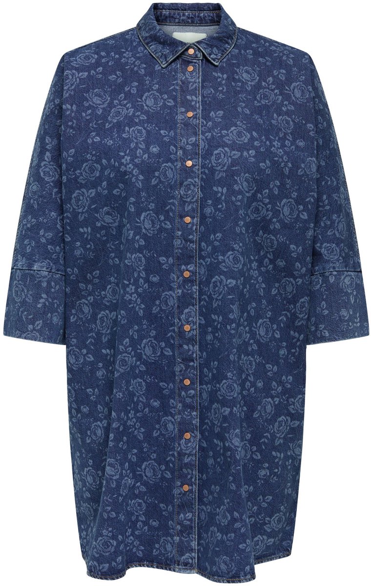 ONLY Carmakoma Denim jurk CARGRACE Korte jurk