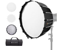 Parabool Softbox 120 cm Octagon Softbox met Honeycomb Grid en Diffuser - Bowens Mount