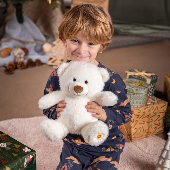 Knuffel Nachtlampje Beer Beige 24 cm - Zacht Licht voor Baby's en Kinderen — afbeelding 2
