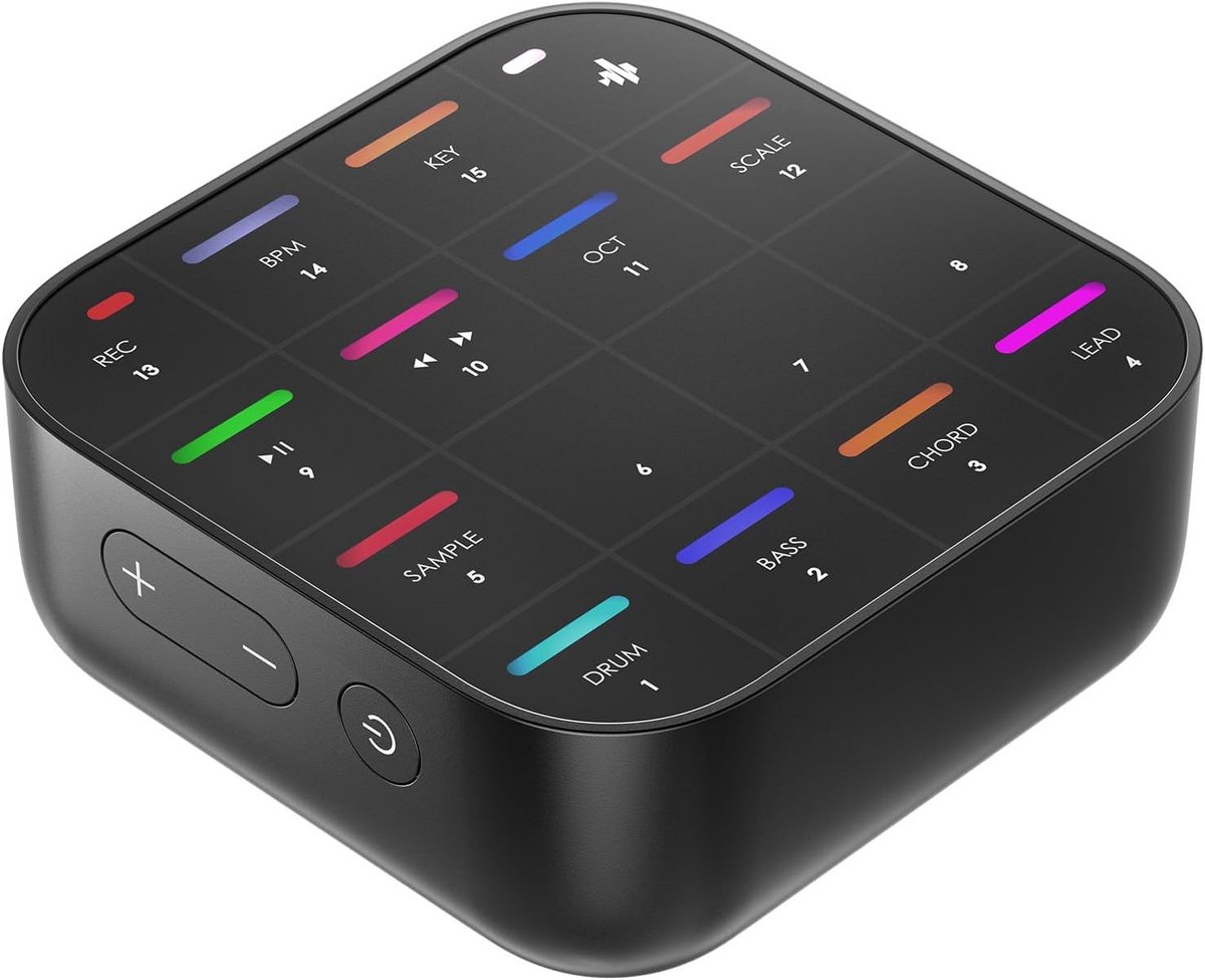 Draagbare Bluetooth MIDI Controller met Looper en Synthesizer voor Muziekproductie