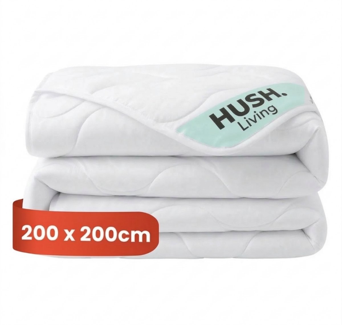 HUSH Living - Synthetisch Dekbed - 4 Seizoenen - 200x200 cm - 200 gsm + 300 gsm hoogwaardige polyestervezel - zacht en licht