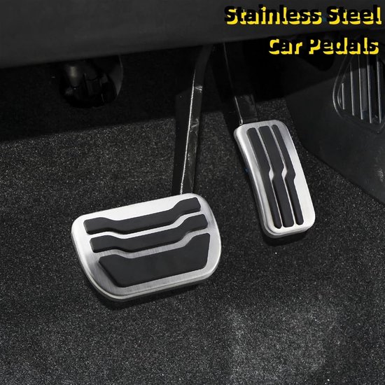 Set Pedaalhoezen RVS voor Automatische en Handgeschakelde Auto's — afbeelding 5