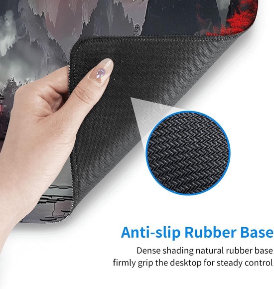 XXL Muismat - Grote mat - Gaming precisie - Anti-slip onderkant - 90x40 cm - Japanse stijl — afbeelding 3