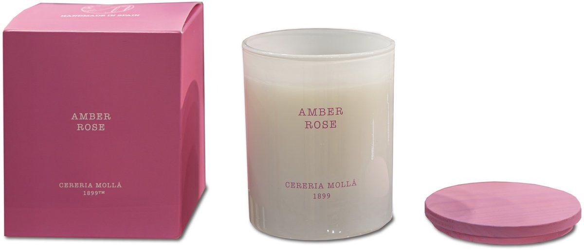 Cereria Mollà 1899 - geurkaars 230 gram- Amber Rose - LIMITED EDITION- moederdag