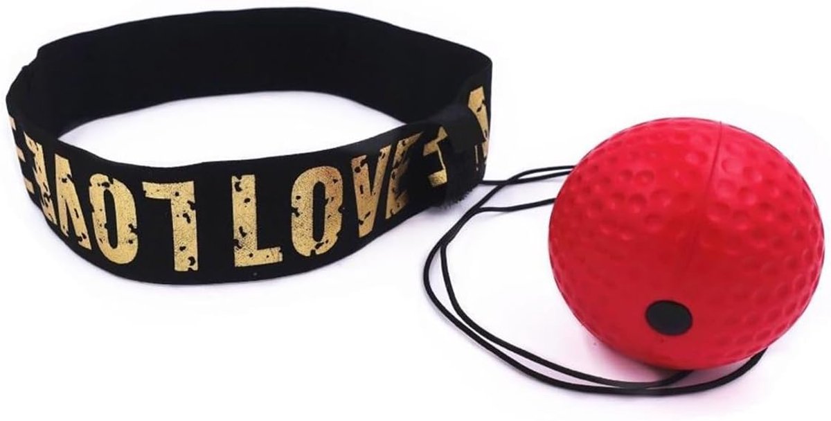 Boksbal met Hoofdband voor Reflex- en Reactietraining