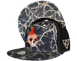 Capiche® Snapback Pet – Verval – Zwart & Beige Takken – Verstelbaar met Druksluiting – Pet Mannen – Decay