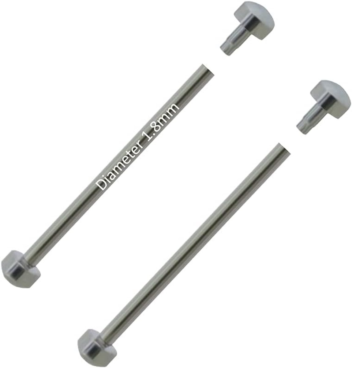 Horlogeband Pinnen - Verbindingsstaven Klinknagels - Horlogebanden Repareren - Roestvrij Staal - 10-32mm Diameter