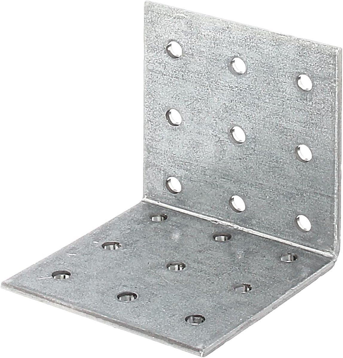 Gatenplaathoek - Verbindingshoek - Houtverbindingen Verstevigen - Sendzimir Verzinkt - 60 x 60 x 60 mm