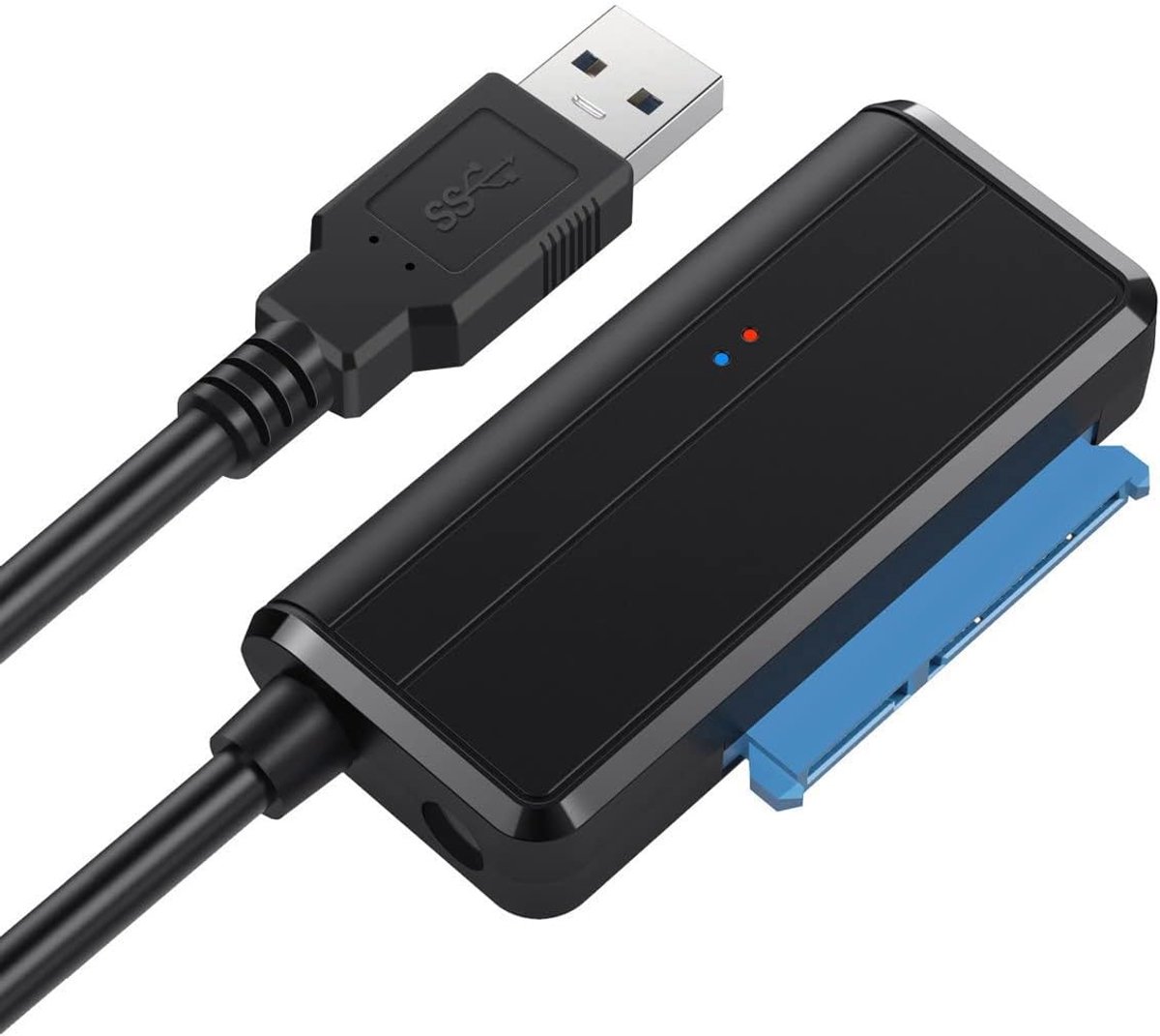 Hoekige SATA Adapter - USB naar Harde Schijf - Data Overzetten - Ondersteunt 2.5 en 3.5 inch