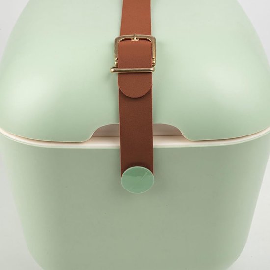 Retro Koelbox met Thermische Isolatie - Passieve Koelbox voor Picknick, Strand en Camping - Vintage Design Cooler — afbeelding 2