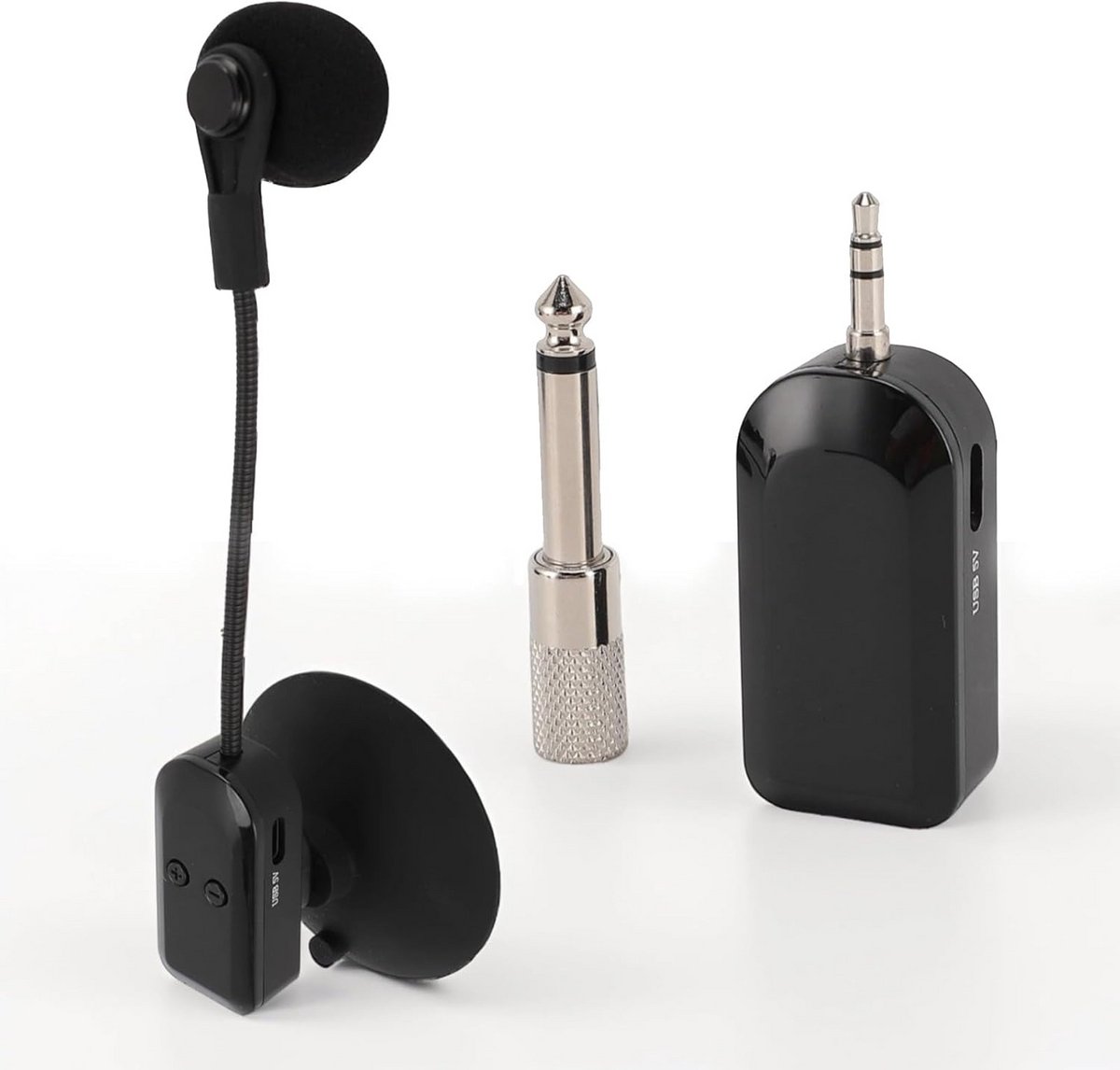 Draadloos 2.4G Microfoonsysteem voor Instrumenten: Saxofoon, Gitaar, Viool & Meer