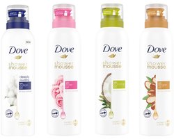Dove Shower Mousse Mix - Voordeelverpakking 4 x 200 ml