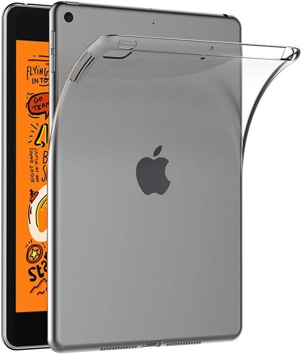 Doorzichtige Siliconen Hoes voor iPad Mini 4 en Mini 5 (7.9 inch) - Flexibele Bumper Cover