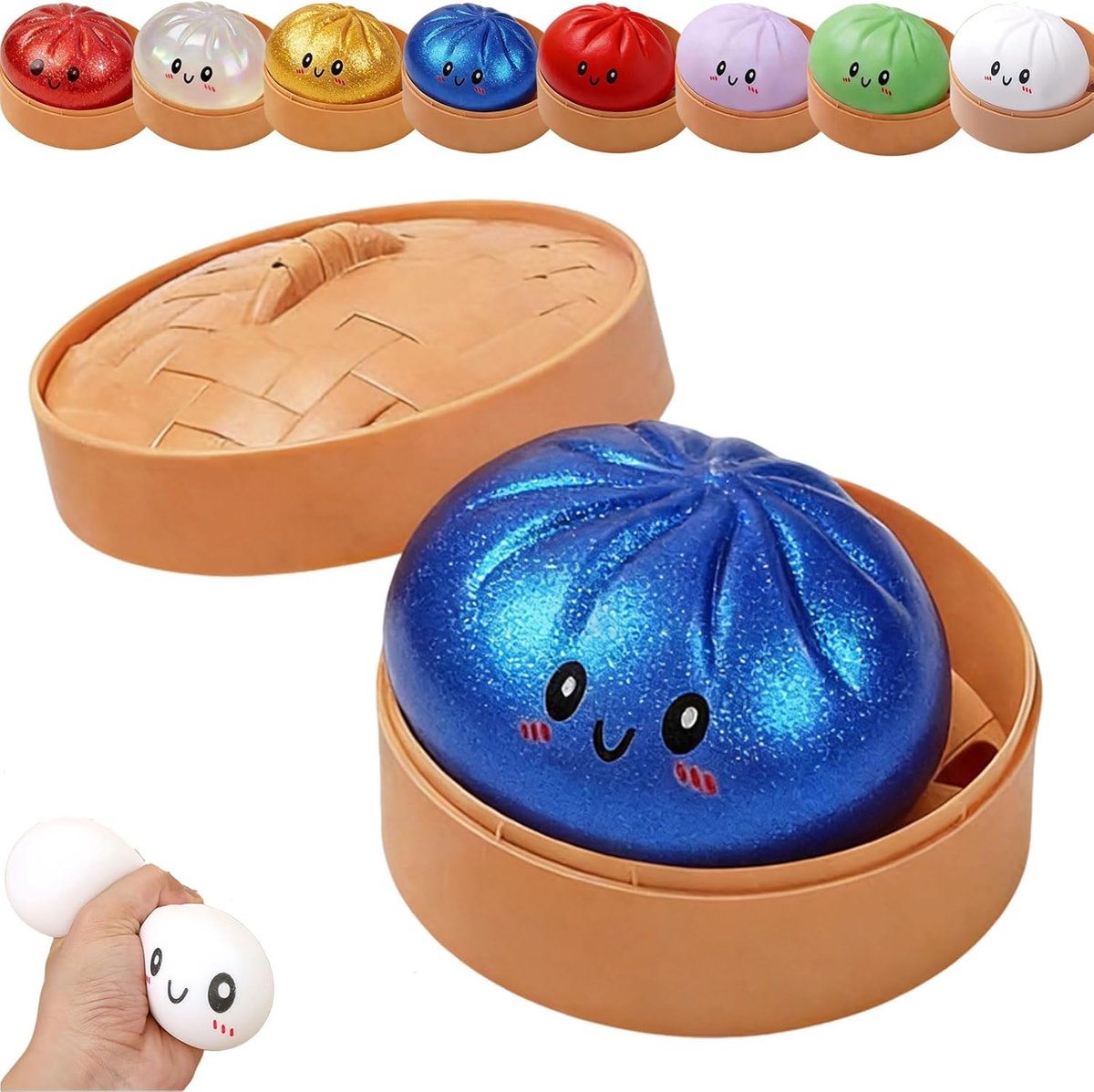 Squishy Bun Rainbow Mystery Dumplings - Nieuw! Vanaf 144 stu - Speelgoed | Overig