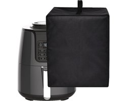 Airfryer-hoes Zware hittebestendige waterdichte stof stofvrije airfryer-hoes Geschikt voor Ninja AF101 4 quart airfryer / Instant Vortex Plus 6 quart XL airfryer (zwart)