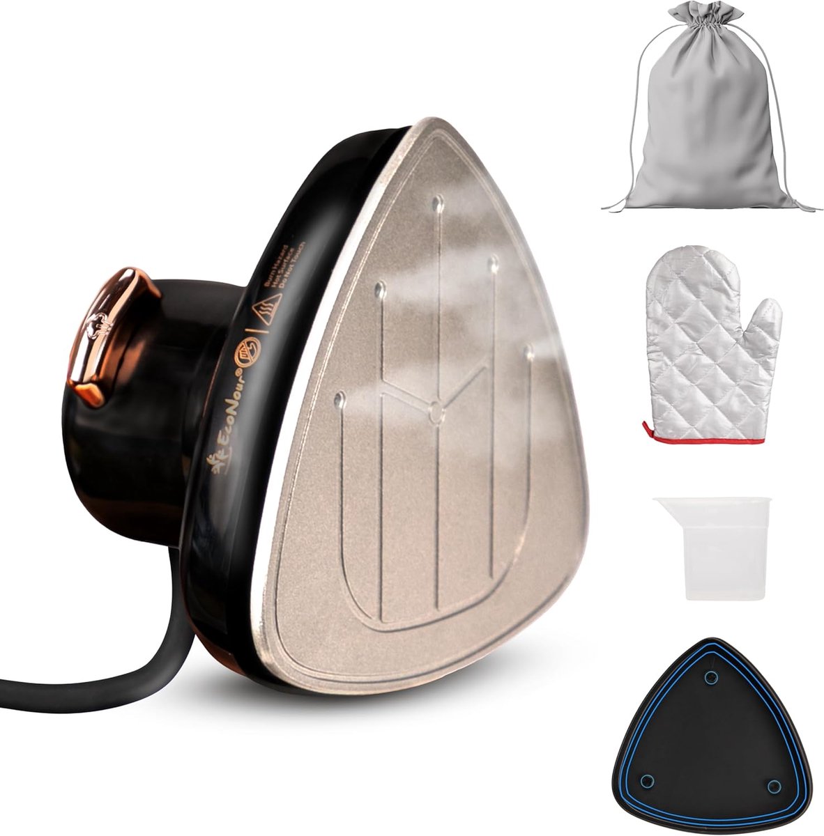 Verticale Stomer - Kleding Stomer - Kreukels Verwijderen - Snelle Opwarming - Compact Ontwerp - Zwart
