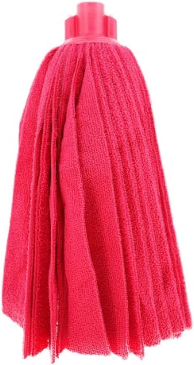 CABLEPELADO Ecologische microvezel mop platte strepen rood