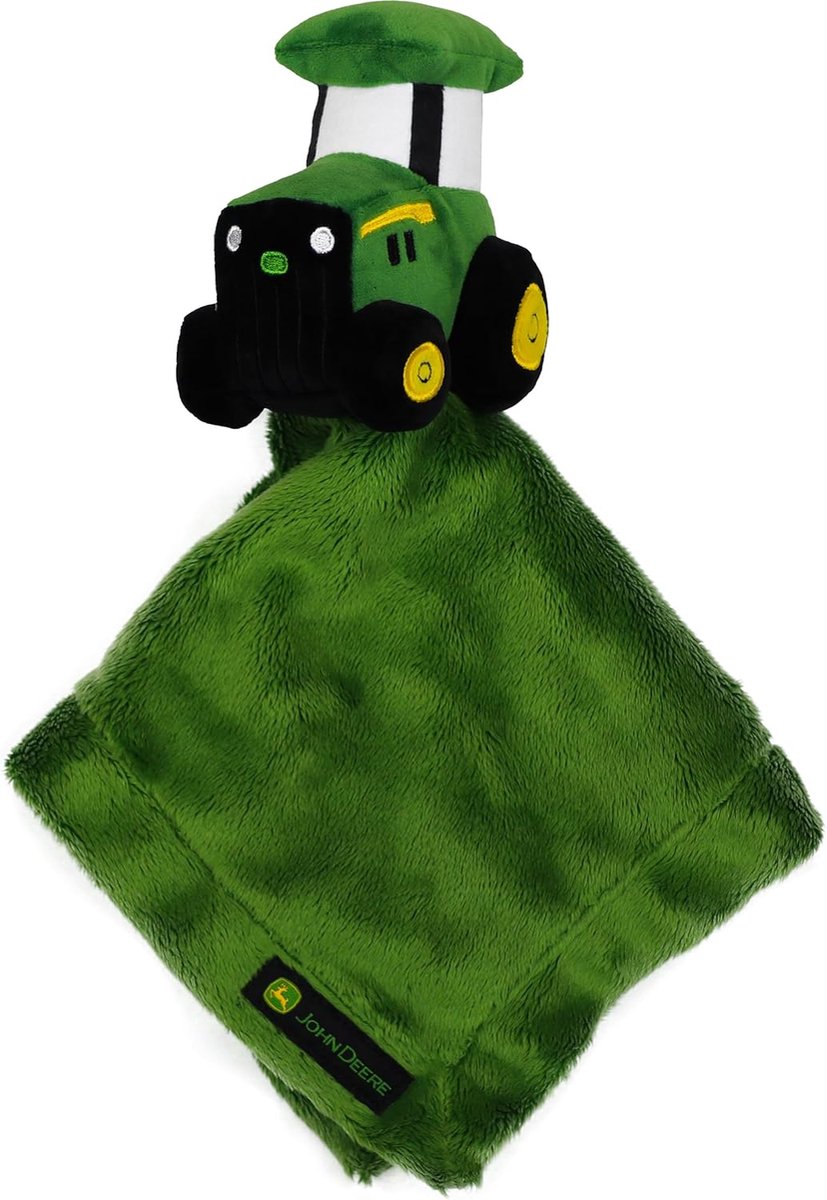 Schattige Baby Knuffeldeken met Tractor en Boerderij Thema - Zacht Veiligheidsspeeltje
