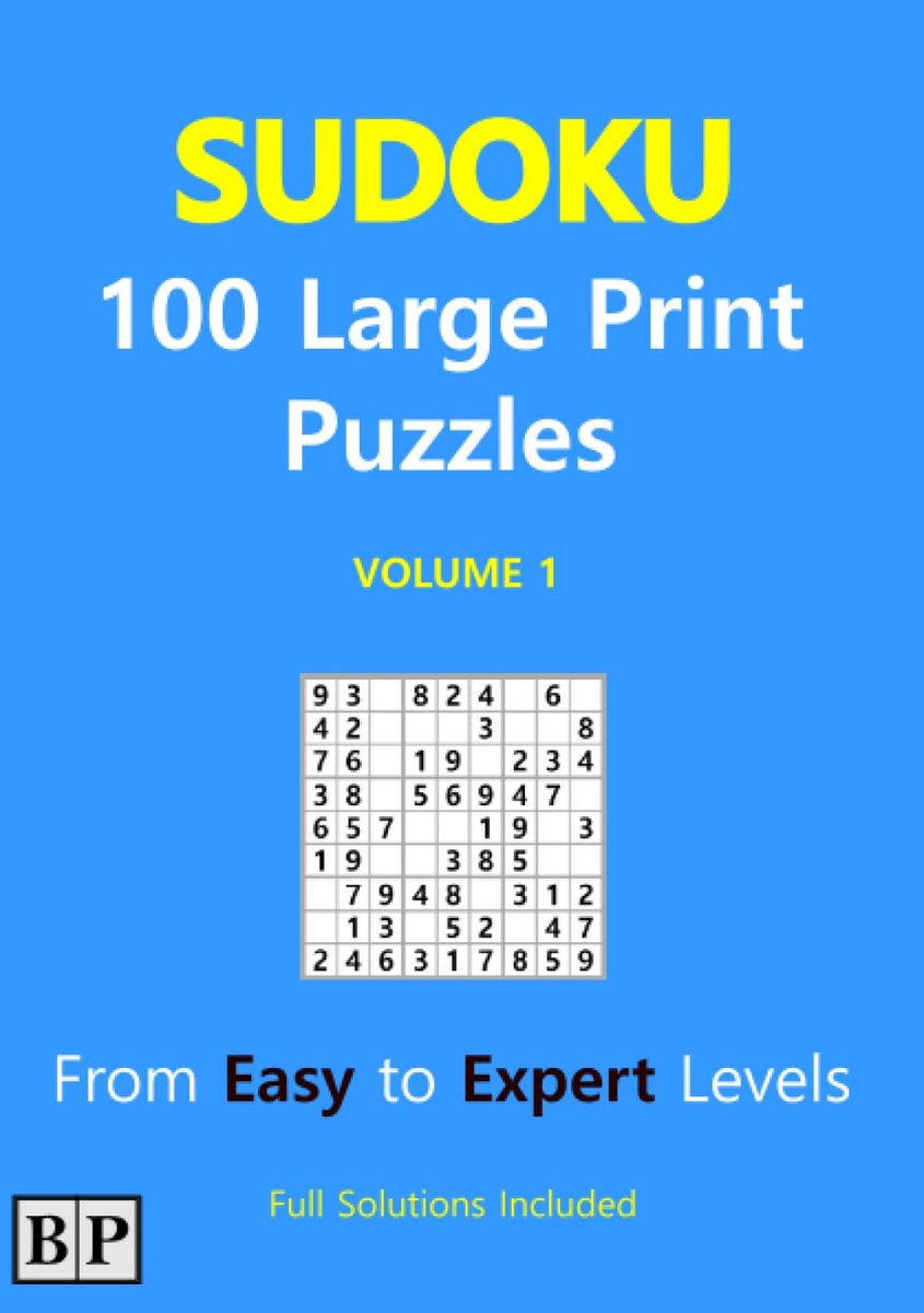 Sudoku Puzzelboek - Grote Cijfers - Ontspanning Thuis - 100 Puzzels Gemengd - Formaat A5