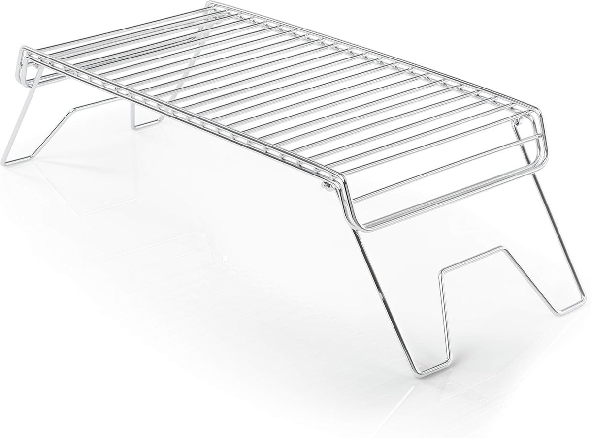 Draagbare Kampvuur Grill - Opvouwbare RVS BBQ voor Backpacken en Camping