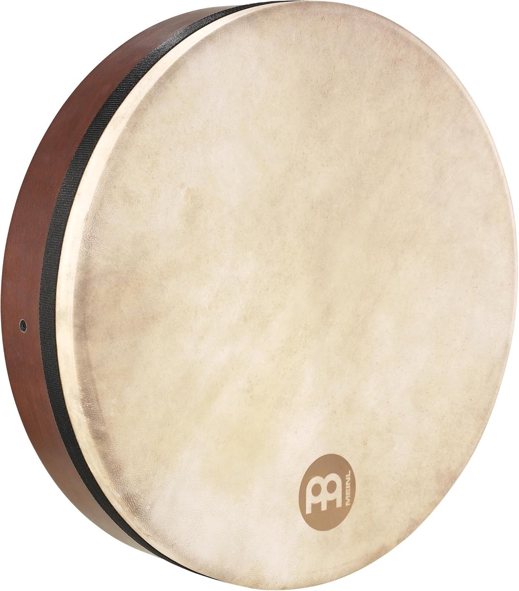 Handtrommel met Geitenvacht, Framedrum 18 inch Earthy Klank