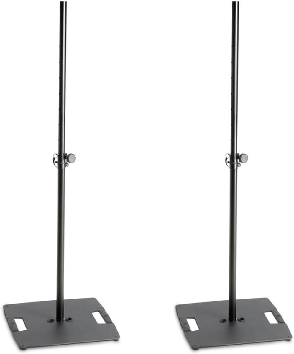 2 Stuks Zware Verlichting Standaard met Vierkante Stalen Voet