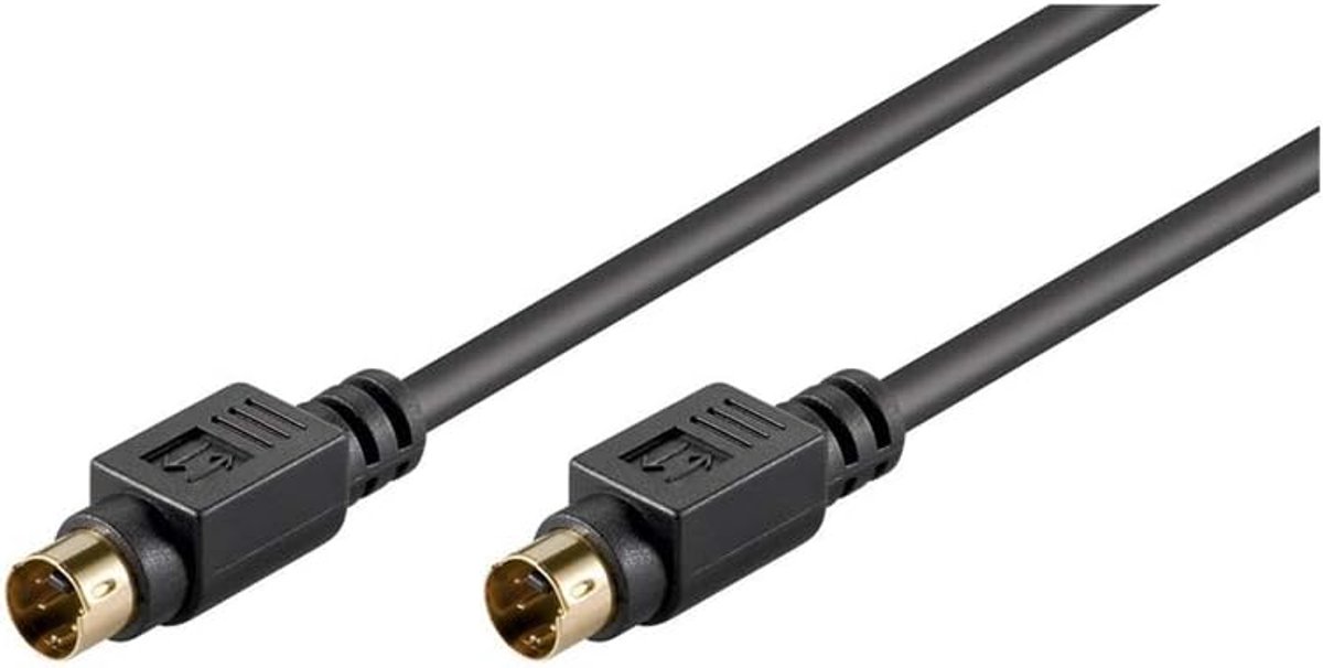 S-Video Kabel (SVHS) Mini-DIN 4-polig Verguld - 5 Meter