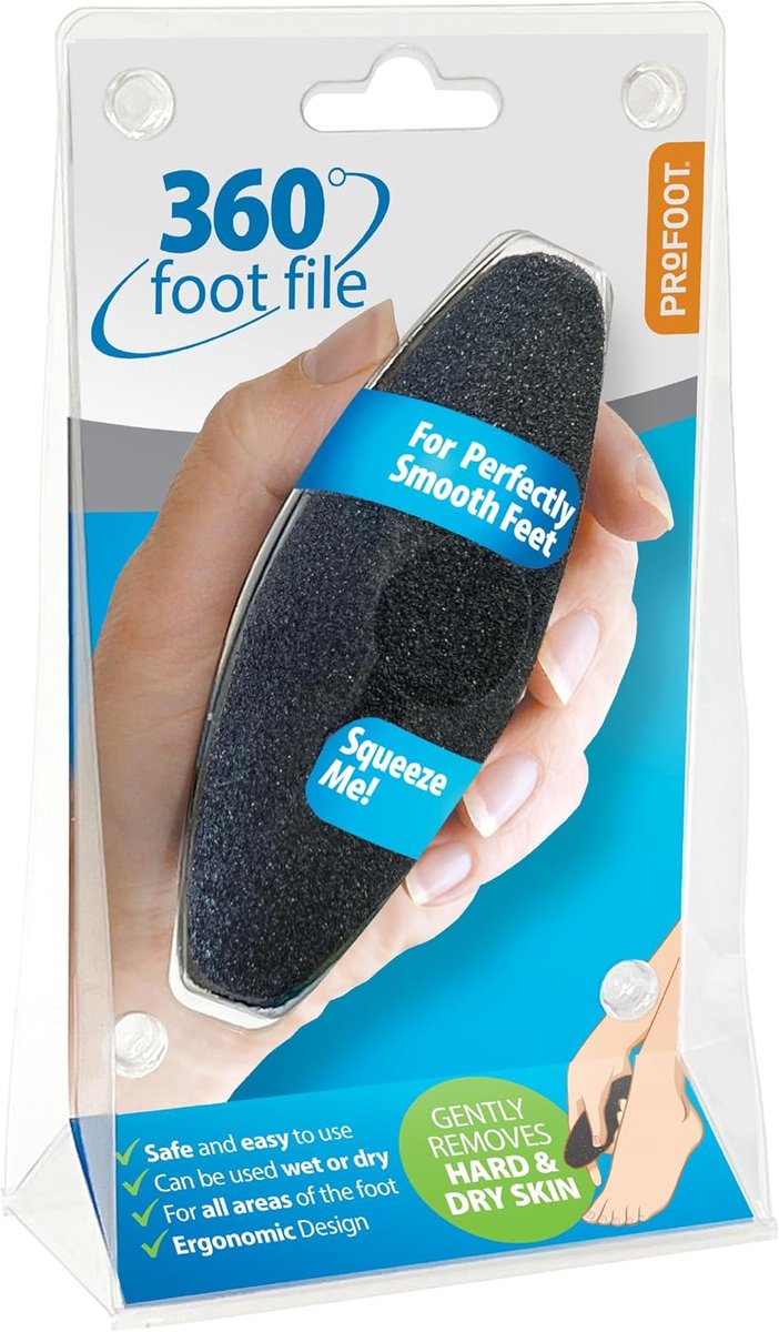 Ergonomische Voetvijl met Zachte Gel voor Eeltverwijdering