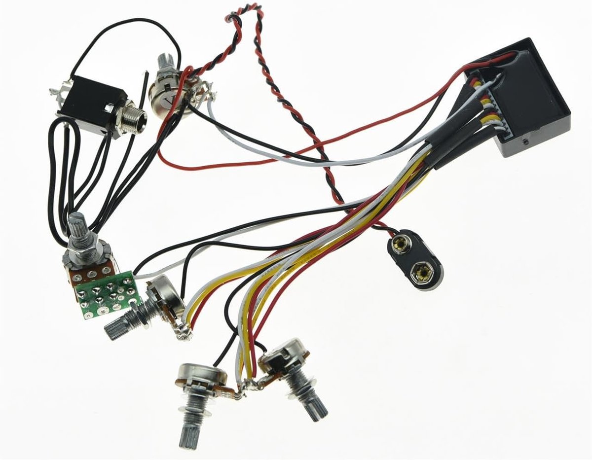 Voorbedrade Actieve & Passieve EQ Equalizer Basgitaar Voorversterker Circuit