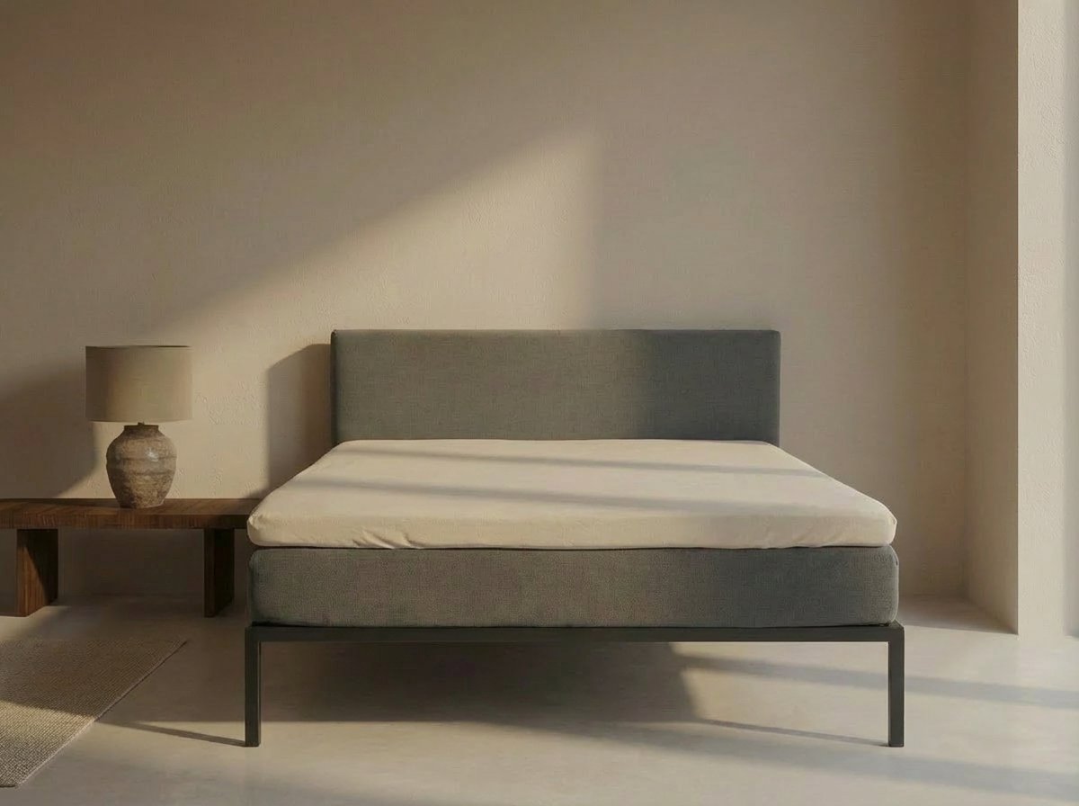 Senza Donna 180 GSM Topper hoeslaken Ecru Ivoor - 160x220+20 cm