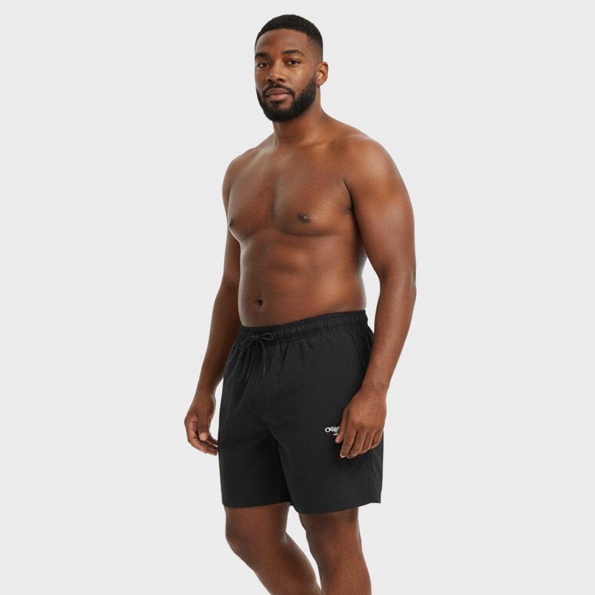 JACK&JONES PLUS - JPSTNAXOS JJSWIM SHORTS VESTERBRO SN PLS Heren Zwembroek - Black — afbeelding 5