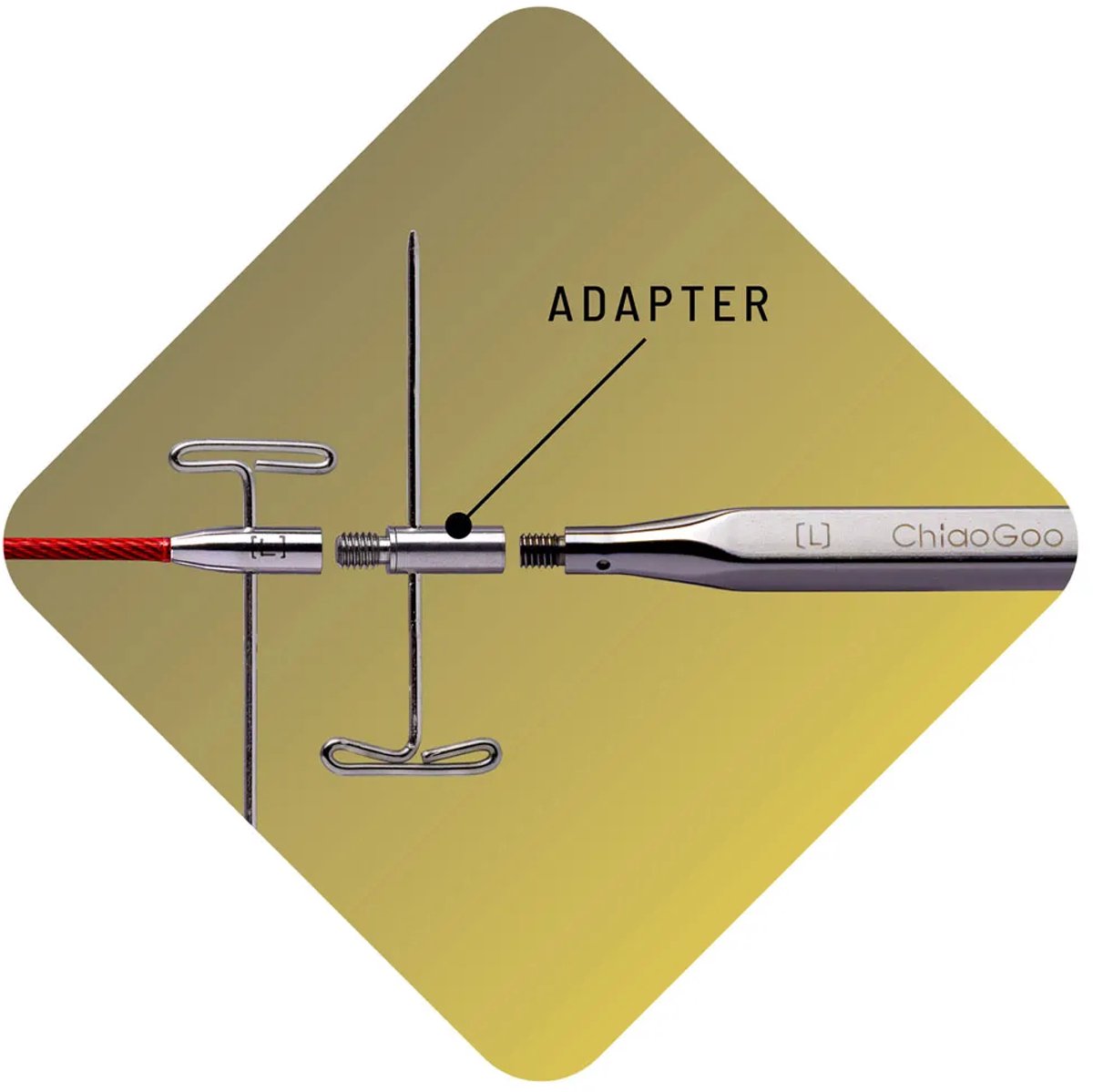 ChiaoGoo Swivel adapters small - 1x2st