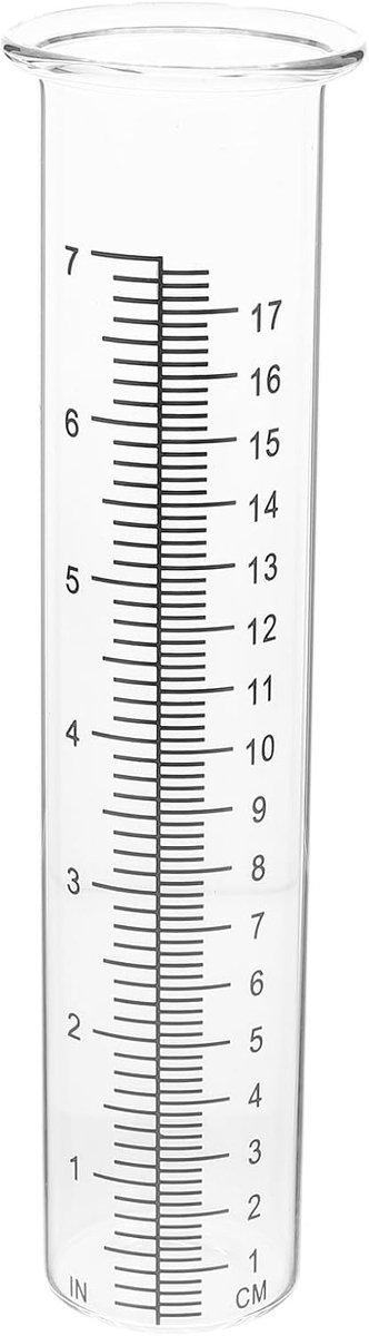 Frostbestendige Reserve Regenmeter Buis voor Buiten en Tuin - Nauwkeurige Neerslagmeting