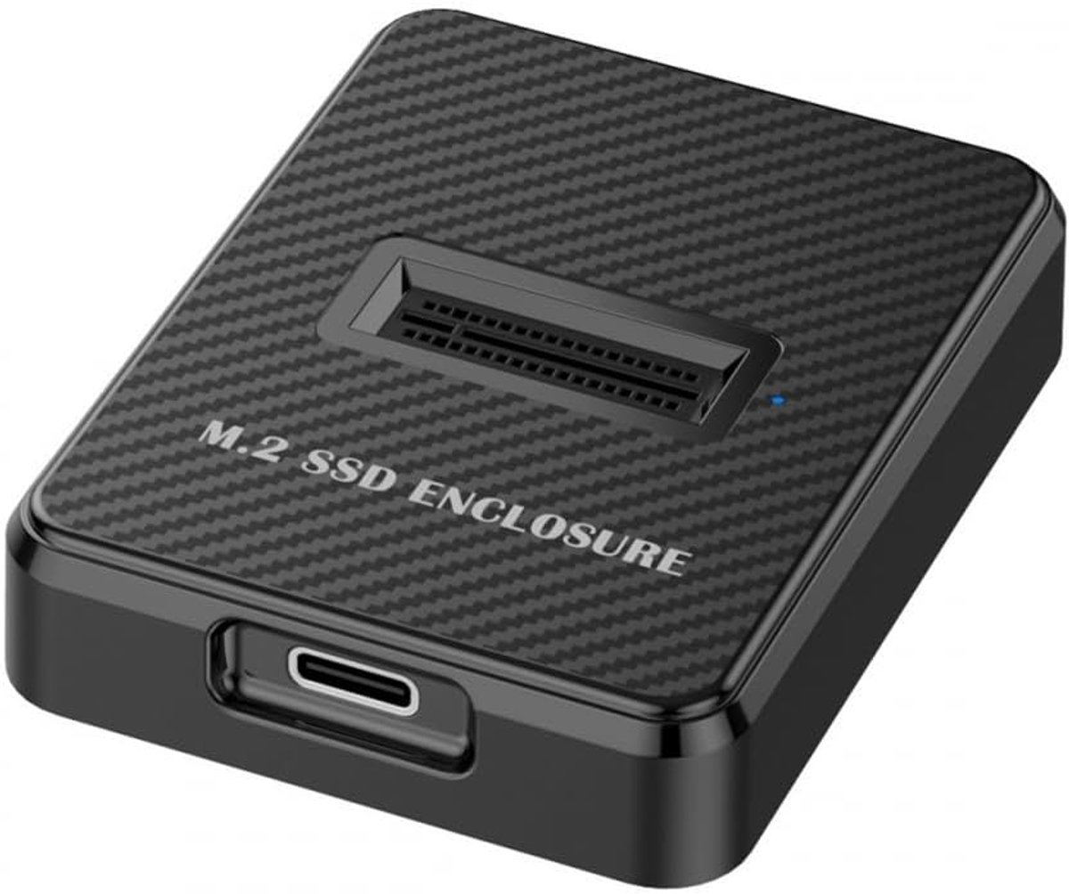 Externe SSD Behuizing - M.2 Docking Station - Snelle Data Transfer - 10 Gbps Hoge Snelheid - Aluminium Shell